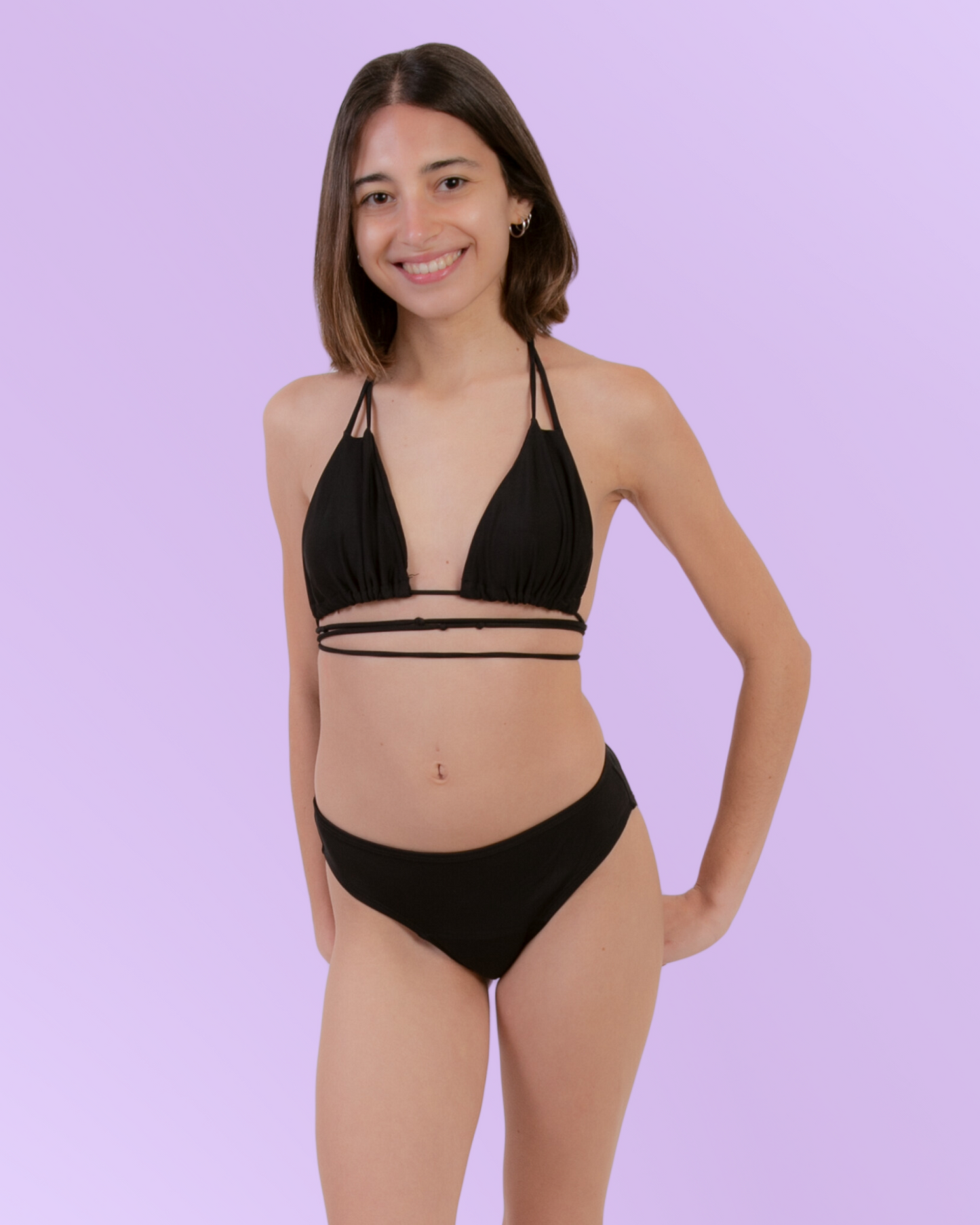 Bikini Menstrual para Niñas negro general